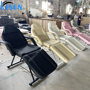 KISEN Hot Sale Facial Adjustable Multifunctional Bed Beauty Salon Eyelash Recliner Lash <b>Table</b> <b>Foldable</b> Tattoo <b>Chair</b> Massage - Product Image 6