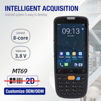 Escáner de Código de Barras Portátil con Pantalla Táctil Completa de 5 Pulgadas, Android 15, PDA IP65, Colector de Datos