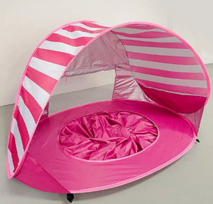<span class=keywords><strong>Tente</strong></span> de plage pop-up pour bébé, protection <span class=keywords><strong>UV</strong></span> UPF 50+, abri solaire imperméable avec piscine, <span class=keywords><strong>tente</strong></span> de jeu portable et pliable pour tout-petits en extérieur - Product Image 1