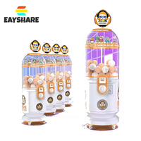 Distributeur automatique de consoles de jeu de prix d'oeufs de torsion de ballon de centre commercial de jouets de capsule à jetons