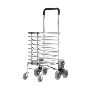 Trapklimmer Trolley Dolly Opvouwbare Kruidenierswinkelwagen 3 Wielen Zware Handtruck Gemaakt Voor Appartementen - Product Image 1