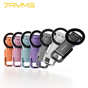 7RYMS 7RIG T1 อลูมิเนียมแม่เหล็กแบบพับได้คาราบิเนอร์ขาตั้งโทรศัพท์สำหรับสมาร์ทโฟน - Product Image 1