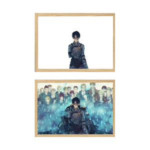 Prezzo all'ingrosso popolare <span class=keywords><strong>Anime</strong></span> ha condotto la pittura leggera con cornice in legno Design moderno per la decorazione d'interni e l'uso delle vacanze - Product Image 2