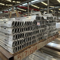 Profils de fenêtres en aluminium sur mesure, profil en alliage d'aluminium pour moustiquaire, profil en aluminium à fente en T