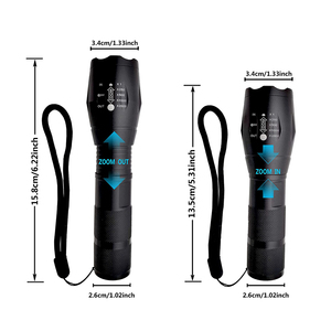 Logo khắc A100 625nm ánh sáng màu đỏ đèn pin duy nhất chế độ (On/Off) Zoom in/out màu đỏ ánh sáng LED <span class=keywords><strong>Torch</strong></span> cho săn bắn - Product Image 3