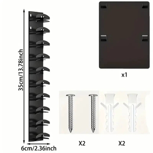 Organizzatore Multistrato per Cappelli da Parete con Adesivo Forte e Ganci per Armadio, Camera da Letto, Esposizione e Conservazione di Cappellini da Baseball - Product Image 2