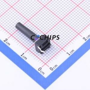 TC-6610-17-260G Tactile Switch Through hole-4P,6x6mm Switch Single Pole Single Throw Round Button 2.6N Through Hole - Product Image 2