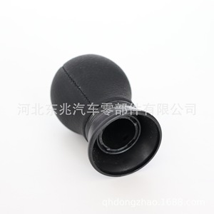 Leather Gear <b>Shift</b> <b>Knob</b> Black 5 Speed For Toyota Cars Ergonomic Design - Product Image 3