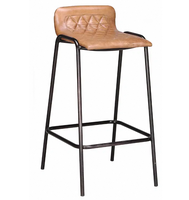 Tabouret de bar à hauteur réglable, structure métallique, fonction pivotante et base stable pour bar à domicile, pub et restaurant