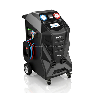 เครื่องเติมน้ำยาแอร์รถยนต์แบบอัตโนมัติเต็มรูปแบบ WDF X850 สำหรับงานหนัก รองรับน้ำยาแอร์ R134A สำหรับรถบัส - Product Image 4
