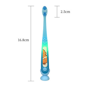 Brosse à dents pour enfants Sanfeng, poils souples, design lumineux, couleur personnalisable, OEM ODM, directement de l'usine - Product Image 2