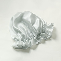 Bonnet de Douche en Soie de Mûrier Respirant et Coupe-Vent pour Femme, Idéal pour les Soins Capillaires et Post-partum – Véritable Bonnet de Beauté