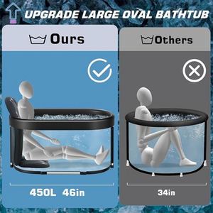 Baignoire de glace pliable pour adultes, OEM/ODM, à assembler soi-même à domicile, portable – Offre spéciale - Product Image 3
