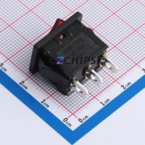 RT-S01-113-L4LBR Rocker Switch Through hole Component (THT),P=7mm Switch 21mm 15mm Concave Bend Red - Product Image 2