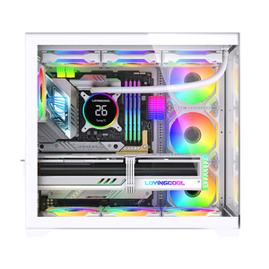 Lovingcool OEM Trắng Trường Hợp PC Máy Tính Chơi Game Vỏ Tháp Máy Tính Để Bàn Chassis CPU Phần Cứng PC Trường Hợp Hỗ Trợ ATX M-ATX ITX - Product Image 3
