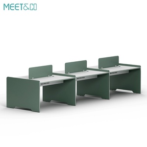 Modern Convertible Modular Office Cubicle Open <b>Work</b> <b>Station</b> Desk with Partition Staff-friendly Office Furniture Table - Product Image 6