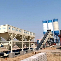 Fabrik-Bestseller Betonmischanlage 25M3/H-120M3/H Fortschrittliches Modulares Vollautomatisches PLC-Steuerungssystem