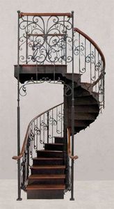 <span class=keywords><strong>Escalier</strong></span> de villa moderne en acier inoxydable, escamotable, à spirale, monté latéralement, pratique et élégant, pour usage domestique - Product Image 3