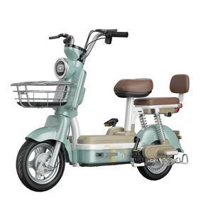 Bicicleta Eléctrica para Mujer de 48V 350W de Potencia, Scooter Eléctrico de Largo Alcance para Dos Personas, Batería de Plomo-Ácido Económica - Product Image 6