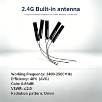 Antenne Wi-Fi omnidirectionnelle à haute efficacité pour carte PCB interne, module interne pour appareil intelligent Bluetooth, 2400-2500 MHz, antenne 2,4 GHz
