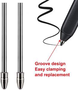 2 Stück Edelstahl S Stifts pitzen Kompatibel Bemerkens wert 2 Papier tablett Stylus Stifts pitzen für Galaxy Note10/20/Tab S6/S7/S8/S9/S10 - Product Image 2