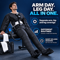 Système de récupération par compression d'air pour le corps entier Kolendy pour les athlètes, bras, hanches et jambes, 4 modes et 4 niveaux d'intensité