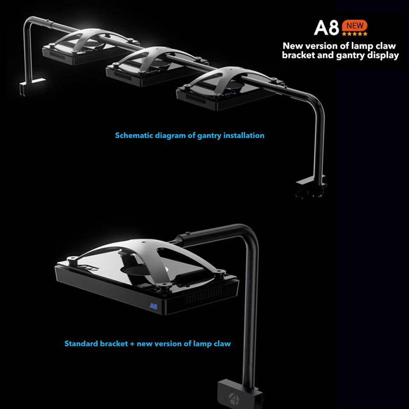 A8SE II Max Blue 240W Wifi App Programmable Marine LED Light