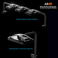 Luz LED Marina para Acuario A8SE II Max Blue de 240W Programable por App WiFi de Espectro Completo para Arrecife de Coral y Pecera de Agua Salada