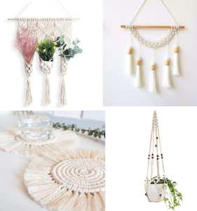 <span class=keywords><strong>Kit</strong></span> de bricolage en <span class=keywords><strong>macramé</strong></span>, bâtons en bois, anneaux, perles colorées, <span class=keywords><strong>kit</strong></span> de capteur de rêves en <span class=keywords><strong>macramé</strong></span> boho - Product Image 5