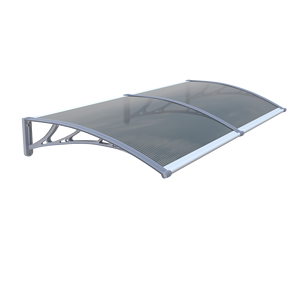 Tettoia in <span class=keywords><strong>Policarbonato</strong></span> Facile da Installare Fai-da-Te, Diverse Dimensioni con <span class=keywords><strong>Copertura</strong></span> in Lastra di <span class=keywords><strong>Policarbonato</strong></span> da 6mm o 3mm - Product Image 1