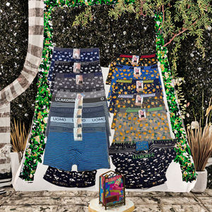 Caleçons Boxers Tricotés en Polyester Antistatiques pour Hommes 2025 – Styles Mixtes, Logo Personnalisable, Taille Élastique, Vente en Gros, Stock Abordable, Lots en Vrac - Product Image 3