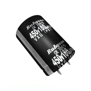 Distributeur agréé 1500 uF 220VXG1500MEFC30X50 CAP ALUM 1500UF 20% 220V SNAP TH Condensateur à montage traversant - Product Image 1