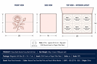 Ensemble de bombes de bain effervescentes artisanales à la rose, 6 pièces de 30g chacune, hydratantes, relaxantes, aromatiques, label OEM