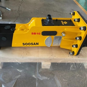เบรกเกอร์ไฮดรอลิก SB 10กล่องประเภทสำหรับรถขุดขนาดเล็กบ๊อบแคทรถตัก0.8-2.5ตันสำหรับงานรื้อถอน - Product Image 1