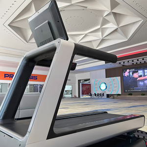 Nouveau tapis roulant pour centre de fitness, grand tapis roulant commercial multifonctionnel à absorption des chocs, écran LCD à boutons - Product Image 4
