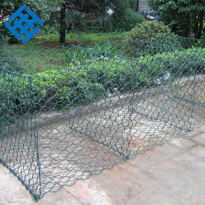Paniers de gabion hexagonaux enduits de PVC Grillage Mur de pierre et mur de soutènement Contrôle de l'érosion Cages en pierre Bunnings - Product Image 2