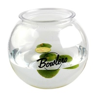 Gobelet de fête en plastique PP en forme de bol à poisson avec paille et couvercle, jetable, pour événements, logo personnalisé, vente en gros