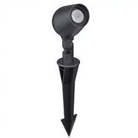 Projecteur LED à piquet pour aménagement paysager 3W, éclairage extérieur à tête orientable, étanche IP65, pour jardin