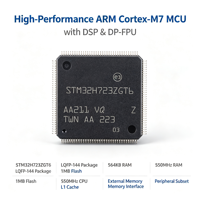 Microcontrolador STM32H723ZGT6 ARM Cortex-M7 de 32 Bits, MCU LQFP-144, Chip de Procesador Integrado de Alto Rendimiento
