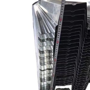 0,7 0,8 0,9 1mm Hoja de cubierta de metal para piso Cubierta de acero corrugado galvanizado para construcción de estructuras de acero - Product Image 1