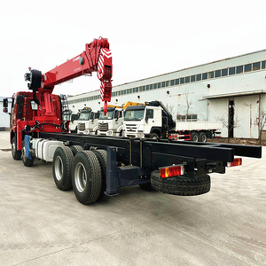 FAW 8 Ton Telescoping Boom Crane <b>Truck</b> Mounted Crane Hydraulic <b>Truck</b> Crane Manipulator With <b>Remote</b> <b>Control</b> - Product Image 3