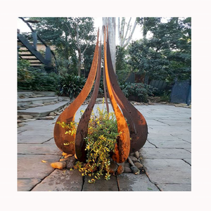 Bac à jardinage en acier corsage, de très <span class=keywords><strong>grande</strong></span> <span class=keywords><strong>taille</strong></span>, <span class=keywords><strong>rectangulaire</strong></span>, métallique, personnalisé, de haute qualité, pour l'extérieur, utilisé avec des fleurs/plantes vertes, moderne - Product Image 5