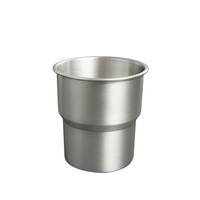 Tasse à café rétro vintage en métal 10 oz, empilable, en acier inoxydable, pour expresso, latte, bière, eau, cortado, cappuccino