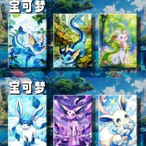 Carta da Collezione DM con Illustrazioni Pokémon Disegnate a Mano, Fan Art TCG, Illustrazione Rara Anime, Stampa a Colori, Confezione Regalo - Product Image 3