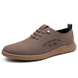 Chaussures de course décontractées pour hommes de qualité supérieure, confortables, en cuir PU respirant, antidérapantes, pour le bureau, usage quotidien, printemps-hiver, semelle en caoutchouc - Product Image 5