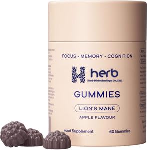 Private Label Lion's Mane Gummies aux champignons pour adultes Natural Focus Enhancer Supplément enzymatique de soutien de la mémoire pour la beauté - Product Image 1