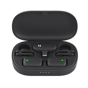Micrófono Lavalier Inalámbrico QY10 con Estuche de Carga, Conector Tipo C, Micrófono de Condensador Omnidireccional para Grabación - Product Image 2