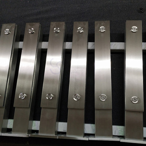 Thép không gỉ vuông balusters nhỏ bài cơ sở kính không khung kẹp - Product Image 5