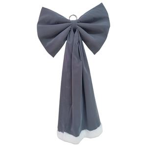 Decoraciones para Árbol de Navidad, Lazos de Terciopelo Colgantes para Decoración de Bodas y Fiestas - Product Image 3