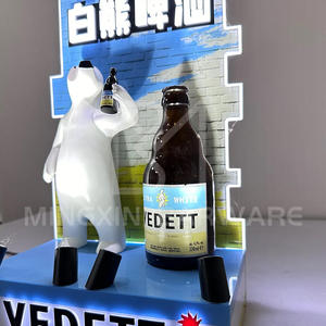 Accesorios duraderos para bar/club, presentador de botellas LED moderno, licor de marca y promoción VIP, soporte de exhibición de champán - Product Image 3